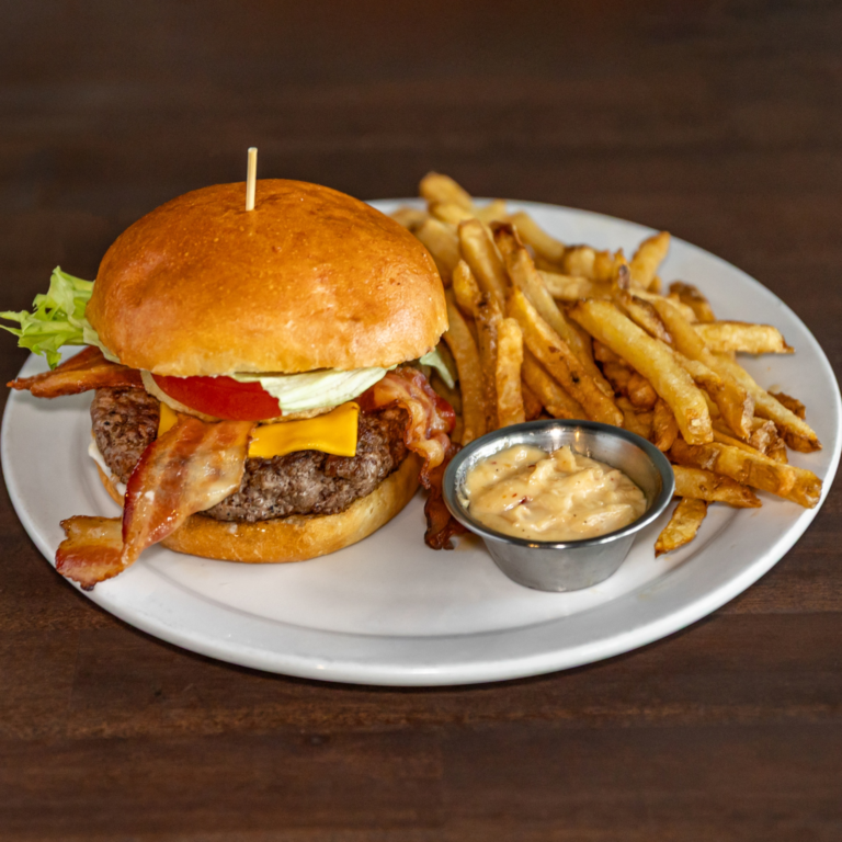 Pistachio-crusted salmon at BEERTALES Kitchen and Bar Calgary