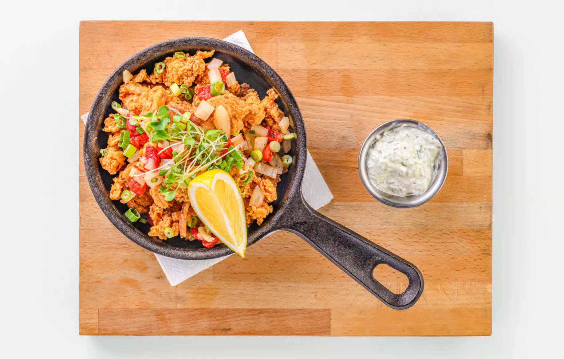 Chicken Tikka Bowl with garlic naan BEERTALES Calgary 17th Ave